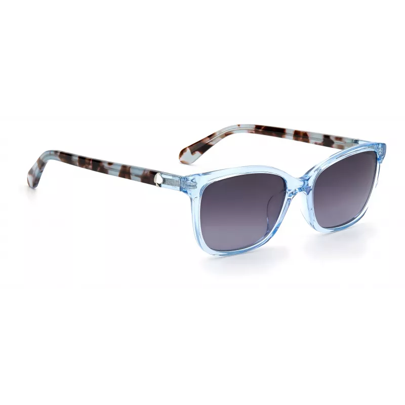 KATE SPADE TABITHASPJPF3 Occhiali da sole donna - Montatura in acetato havana, lenti marroni sfumate, 53 mm