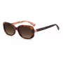 KATE SPADE donna Dionna occhiali da sole cat eye - montatura in acetato nera con lenti grigie sfumate - 52/17/140 mm