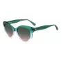 KATE SPADE donna Elina occhiali da sole cat eye - montatura nera, lenti grigio sfumato 53mm