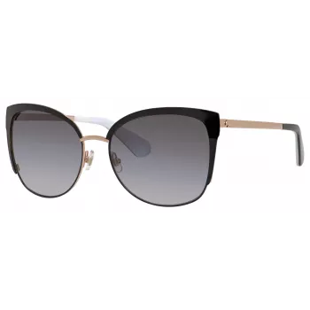 Kate Spade Occhiali da sole donna Genice - Nero/Grigio Sfumato - 57 mm