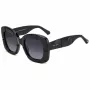 KATE SPADE Occhiali da sole donna Josey - Montatura in acetato nero, lenti grigio sfumato, 50 mm