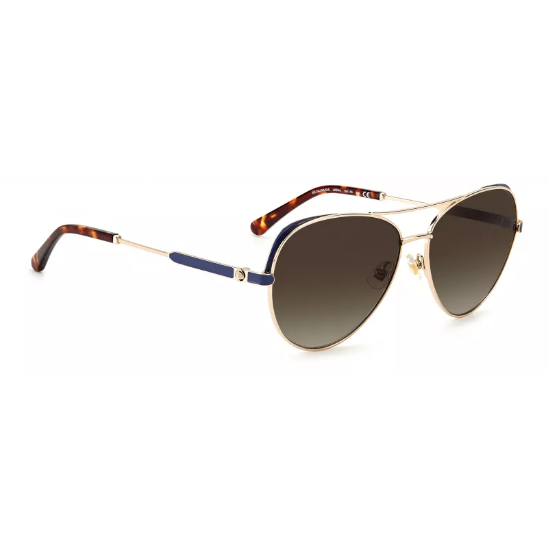 KATE SPADE occhiali da sole donna KATALINAGSLKS farfalla dark havana grigio sfumato 59 mm
