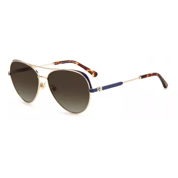 KATE SPADE occhiali da sole donna KATALINAGSLKS farfalla dark havana grigio sfumato 59 mm