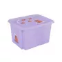 keeeper Scatola con coperchio 45L Karolina Capybara 55,5x40x30cm soft purple
