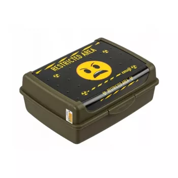 keeeper Contenitore per conservazione deco-click-box midi 1L Carla Emoji Danger Olive