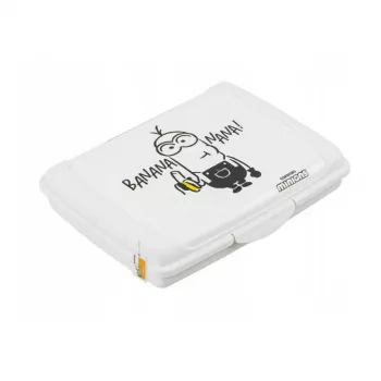 keeeper Contenitore per alimenti deco-click-box mini 0,5L Carla Minions Banane 17x13x3,5cm Bianco
