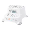 keeeper kids sgabello a due gradini Igor Stitch, bianco con stampa, portata 120 kg, piedini antiscivolo
