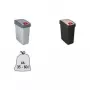 keeeper magne 25L cestino con coperchio basculante a 2 vie, argento/grigio 1060416000000