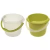 keeeper Mika Secchio per pulizia rotondo, 5 L, trasparente, manico ergonomico, scala di misurazione integrata 1170500100000