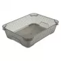 keeeper mirko A5 cestino contenitore, grigio cristallo trasparente, impilabile, 26,5 x 20 x 7 cm