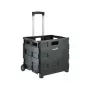 keeeper Olli carrello della spesa pieghevole 65L nero, portata 35 kg