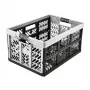 keeeper Profi Faltbox ben, 45 L, Light Silver – portata 50 kg, pieghevole e impilabile, scatola contenitore salvaspazio con maniglie soft-grip, PP/TPE, 54 x 37 x 28 cm