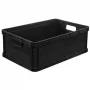 keeeper Robert scatola da trasporto 45L grafite, portata 30kg, 60x40x22cm, contenitore Euro impilabile con coperchio