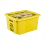 keeeper Scatola contenitore con coperchio 24L Karolina Minions Mosaik, 42,5 x 35,5 x 22,5 cm, giallo