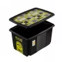 keeeper Scatola contenitore con coperchio Karolina Minions Mosaic, 45 L, nero, 55,5 x 40 x 30 cm