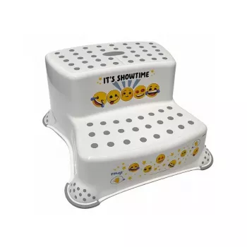 keeeper Panca a due gradini Igor Emoji Showtime, bianco, 40x37x21 cm