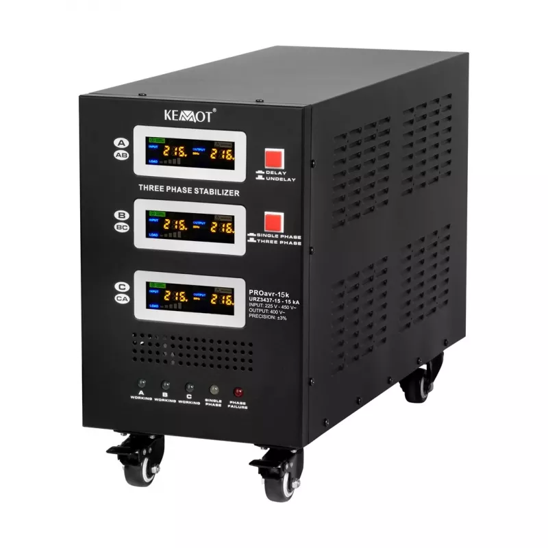 KEMOT PROavr-15k Stabilizzatore di tensione automatico trifase 15 kVA
