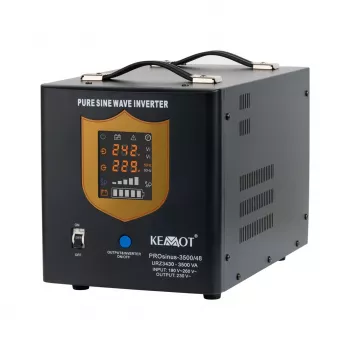 KEMOT PROsinus-3500/48 inverter a onda sinusoidale pura con funzione di ricarica 48V 230V 3500VA/2400W