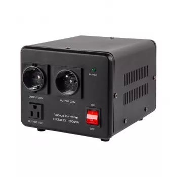 KEMOT convertitore di tensione 1600 W / 2000 VA step-up/down 110V-230V
