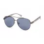 KENNETH COLE KC1394-5908V Occhiali da sole da uomo - Montatura nera, lenti grigie, 59 mm