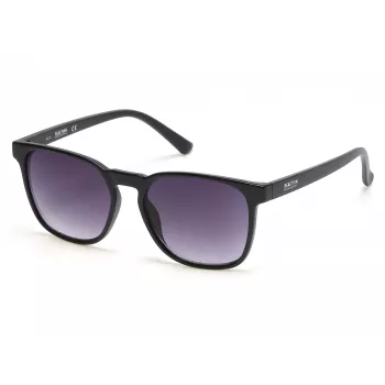 KENNETH COLE KC1414-5402B Occhiali da sole uomo rettangolari - montatura nera lenti grigie 55/18/145 mm UV400