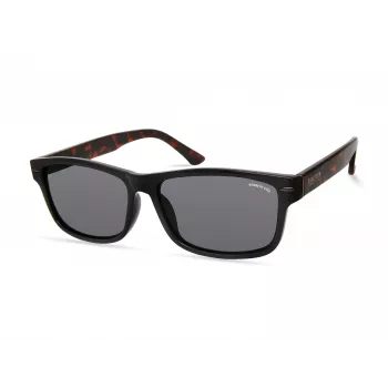 Kenneth Cole KC2985-5801A Occhiali da sole uomo rettangolari in acetato - nero/grigio 58mm