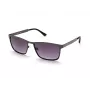 Occhiali da sole rettangolari KENNETH COLE MAN KC1329-5709B - montatura nero lucido, lenti grigio fumo, 57 mm