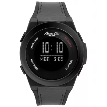 KENNETH COLE Orologio uomo automatico scheletrato 10022805 47mm pelle nera
