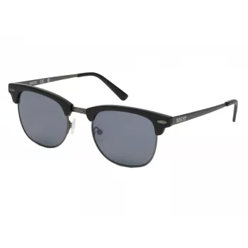 Kenneth Cole Occhiali da sole uomo KC1330-5002X rettangolari - montatura nera lenti grigie UV400