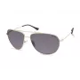 Occhiali da sole rettangolari da uomo Kenneth Cole KC2971-6032A - montatura nera, lenti grigie, 60 mm