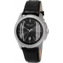 KENNETH COLE Orologio uomo IKC8095 44mm acciaio inox quarzo analogico quadrante nero cinturino argento