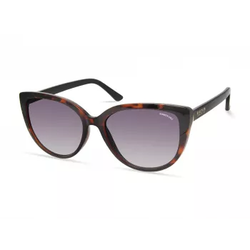 Occhiali da sole donna KENNETH COLE KC2979-5501B - montatura rettangolare nera, lenti fumé, protezione UV400