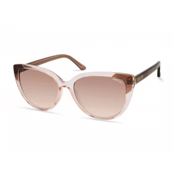 Occhiali da sole da donna Kenneth Cole KC2979-5545F montatura quadrata Havana lenti marroni sfumate 55mm
