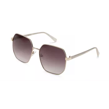 Occhiali da sole rettangolari da donna KENNETH COLE KC3000-6028T marrone tartaruga 60mm
