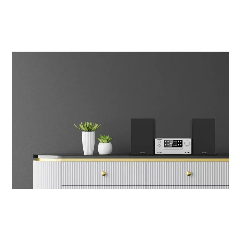Kenwood M-925DAB-S micro sistema audio per la casa 50 W argento/nero