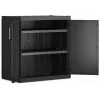 Keter Detroit XL Low Cabinet 89x93x54 cm nero/grigio