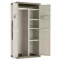 KETER EXCELLENCE XL IT Wardrobe - armadio alto, 4 ripiani, grigio/nero, 630 L