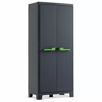 KETER Armadio da Giardino Moby Impermeabile 182x80x44cm Grigio/Nero