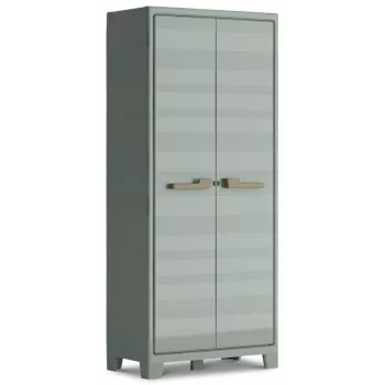 KETER Space Winner armadio alto verde/grigio 3 ripiani regolabili richiudibile a chiave