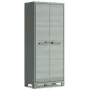KETER Space Winner armadio alto verde/grigio 3 ripiani regolabili richiudibile a chiave