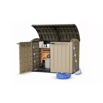 Keter Store-It-Out Ultra 2000L casetta da giardino, grigio/nero