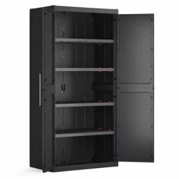 KETER WARDROBE DETROIT XL HIGH 89x182x54cm Nero/Grigio