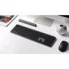 KEYCHRON B6 Pro Tastiera meccanica wireless low-profile (grigio/nero, layout tedesco, scissor switch)
