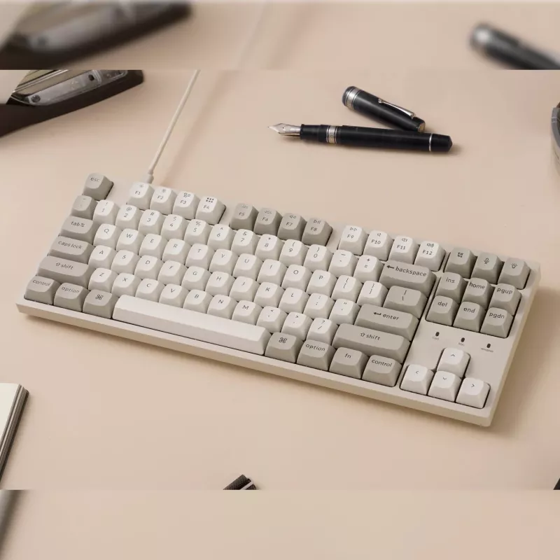 Keychron C1 Pro 8K 80% Super Red tastiera meccanica cablata hot-swappable RGB