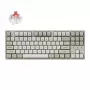 Keychron C1 Pro 8K 80% Super Red tastiera meccanica cablata hot-swappable RGB