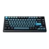 Keychron Double Shot KSA PBT Set di keycap, grigio scuro/grigio/blu