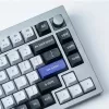 Keychron Double Shot KSA PBT Set di keycap, grigio scuro/bianco fumo