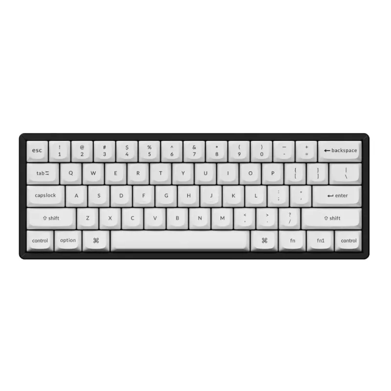 Keychron set completo di tasti Double Shot PBT OSA - nero/bianco