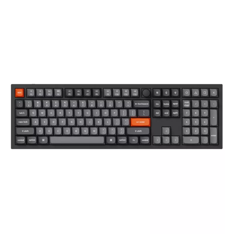 Keychron Set di keycap Double-Shot PBT OSA, grigio