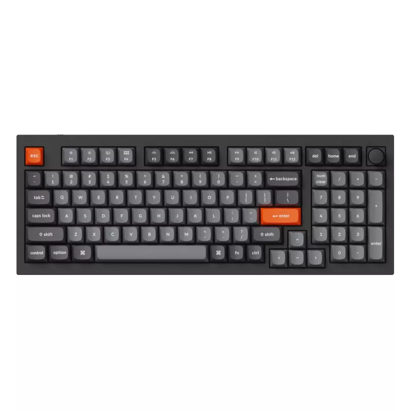 Keychron Set di keycap Double-Shot PBT OSA, grigio
